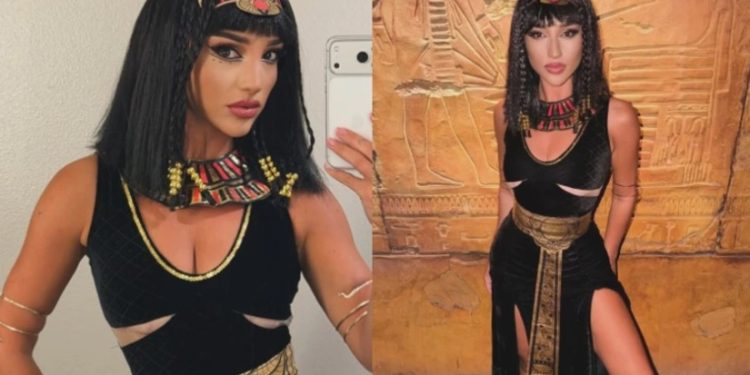 ნუცა ბუზალაძემ ჰელოუინზე კლეოპატრას როლი მოირგო – კადრები წვეულებიდან