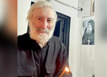 ვრცელდება კადრები ბერი ნიკოლოზის პანაშვიდიდან